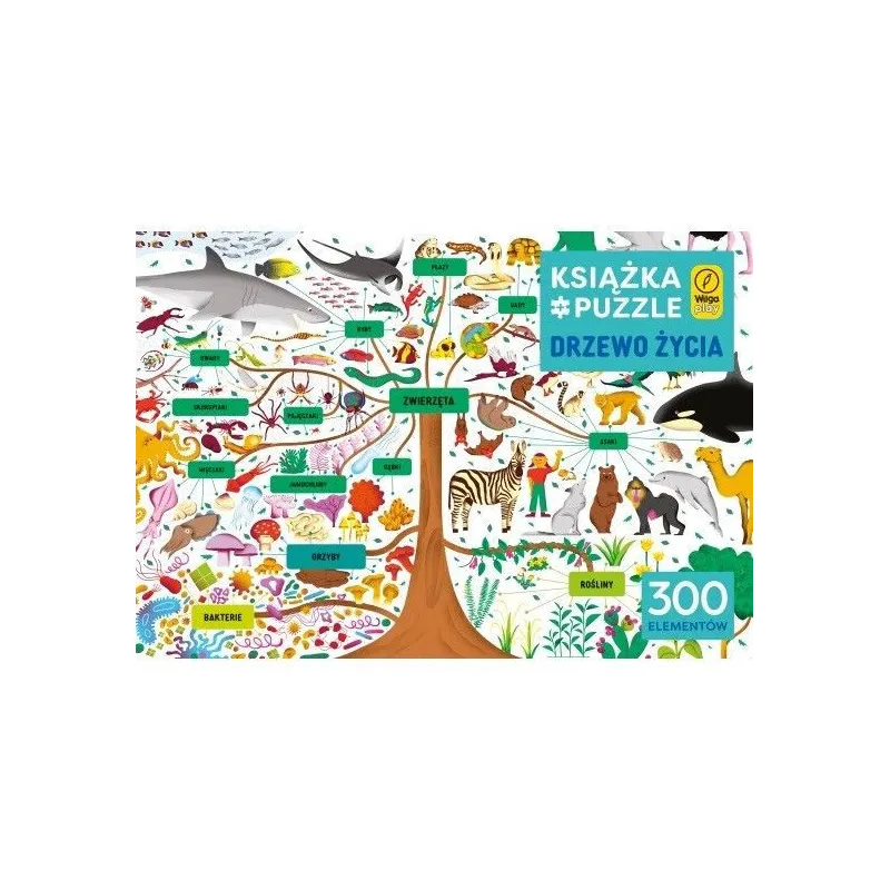 Puzzle 300 elementów + Książka - Drzewo życia