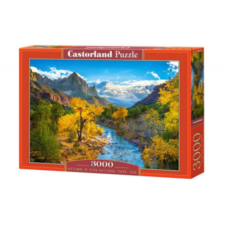 Puzzle 3000 elementów Góry jesień w Parku Narodowym Zion USA
