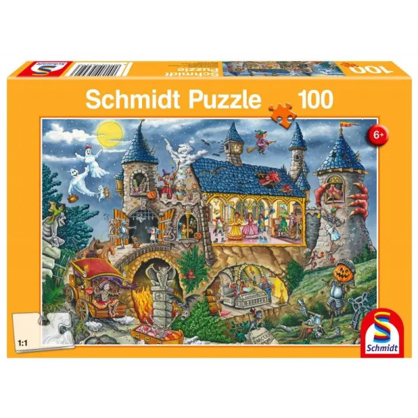 Puzzle 100 elementów Nawiedzony zamek