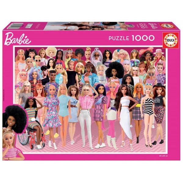 Puzzle 1000 elementów Barbie