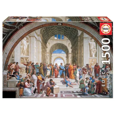 Puzzle 1500 elementów Szkoła Ateńska, Rafael Santi
