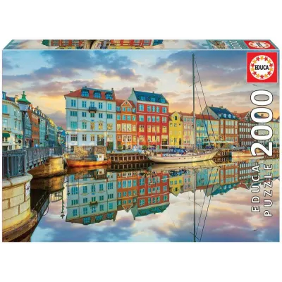 Puzzle 2000 elementów Kopenhaga/Dania