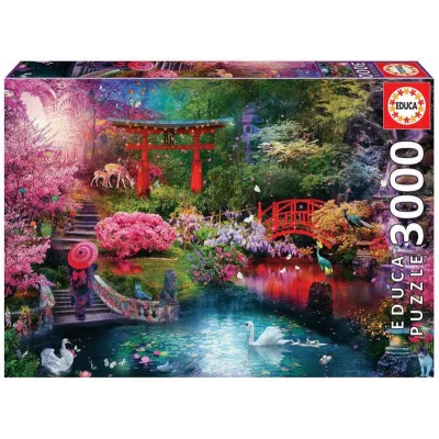Puzzle 3000 elementów Ogród japoński