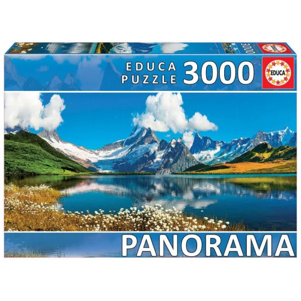 Puzzle 3000 elementów Jezioro Bachalp (panorama)