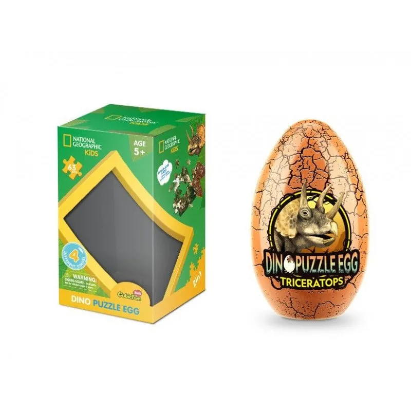 Puzzle 3D National Geographic - Triceratops