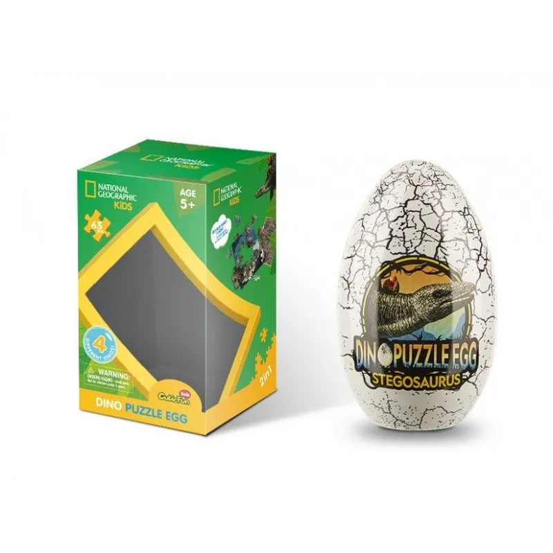 Puzzle 3D National Geographic - Stegozaur