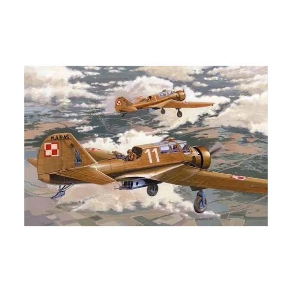 Model plastikowy PZL-23A Karas Early Version