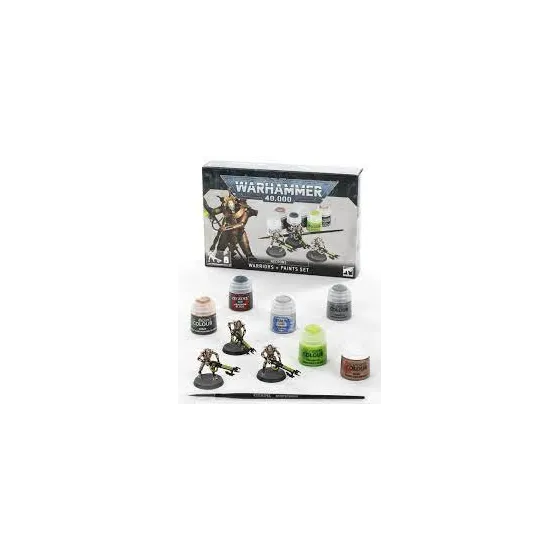 Warhammer 40000 Necrons Warriors + Paints Set