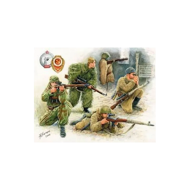 Soviet Sniper Team WWII
