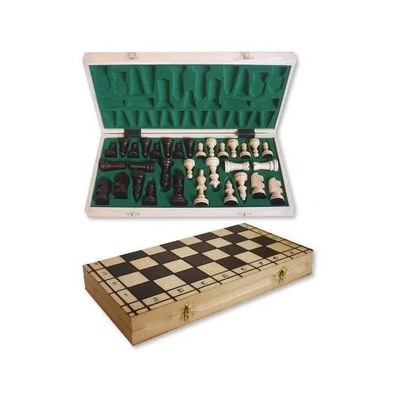 DREWNIANE SZACHY RYCERSKIE