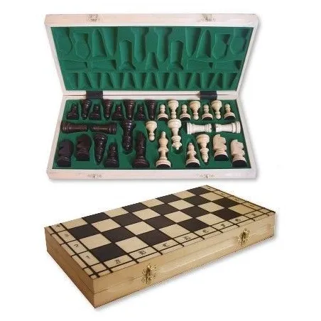 DREWNIANE SZACHY RYCERSKIE