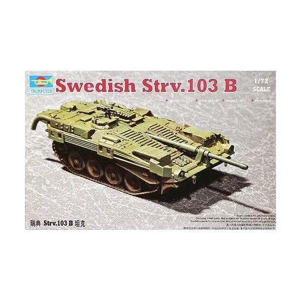 Model plastikowy czołg Swedish STRV.103 B