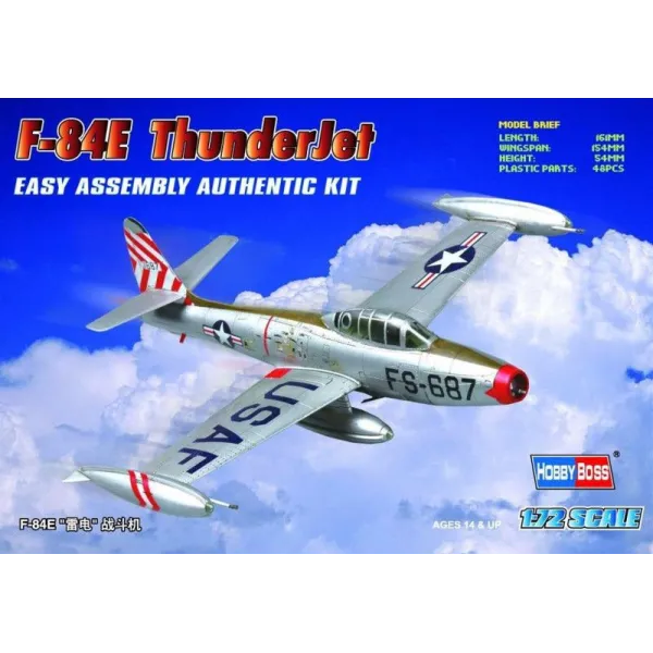 Model plastikowy F-84E Thunderjet