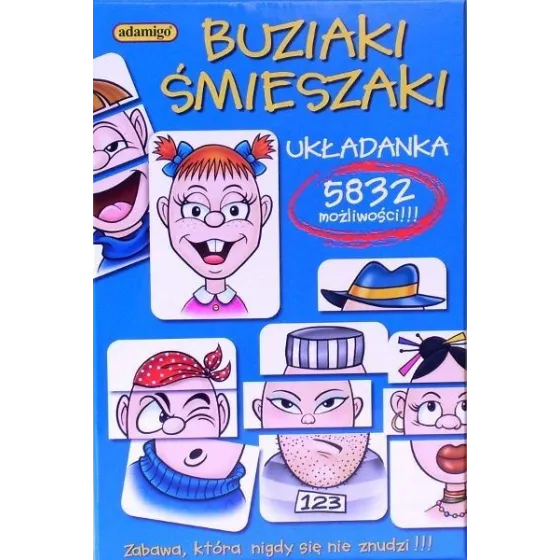 Układanka Buziaki Śmieszaki