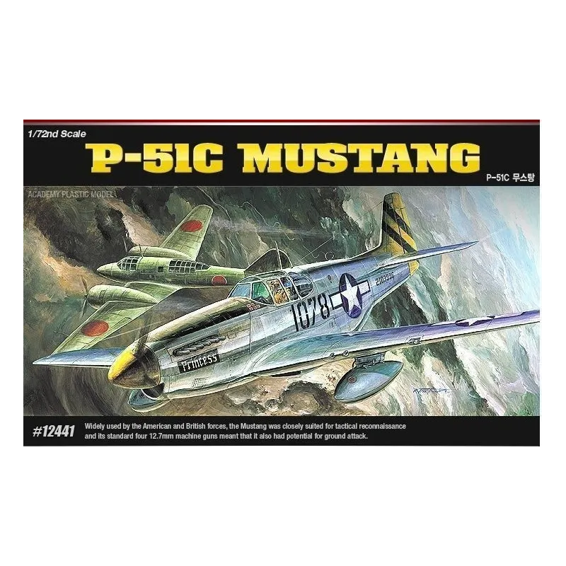 Model plastikowy P-51C Mustang Red Tails