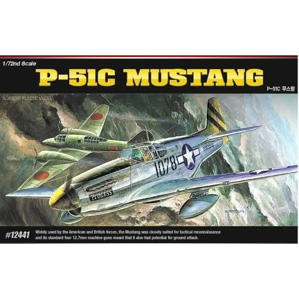 Model plastikowy P-51C Mustang Red Tails