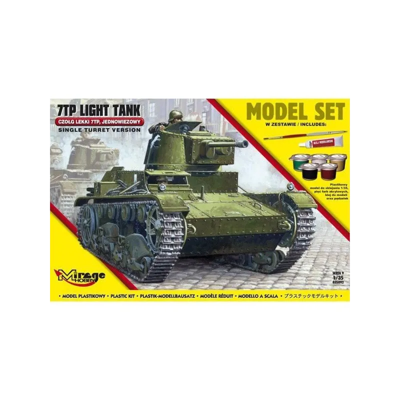 Polski lekki czołg 7TP set