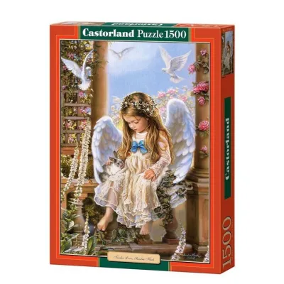 Puzzle 1500 elementów - Anioł Dziewczynka Anielska Miłość