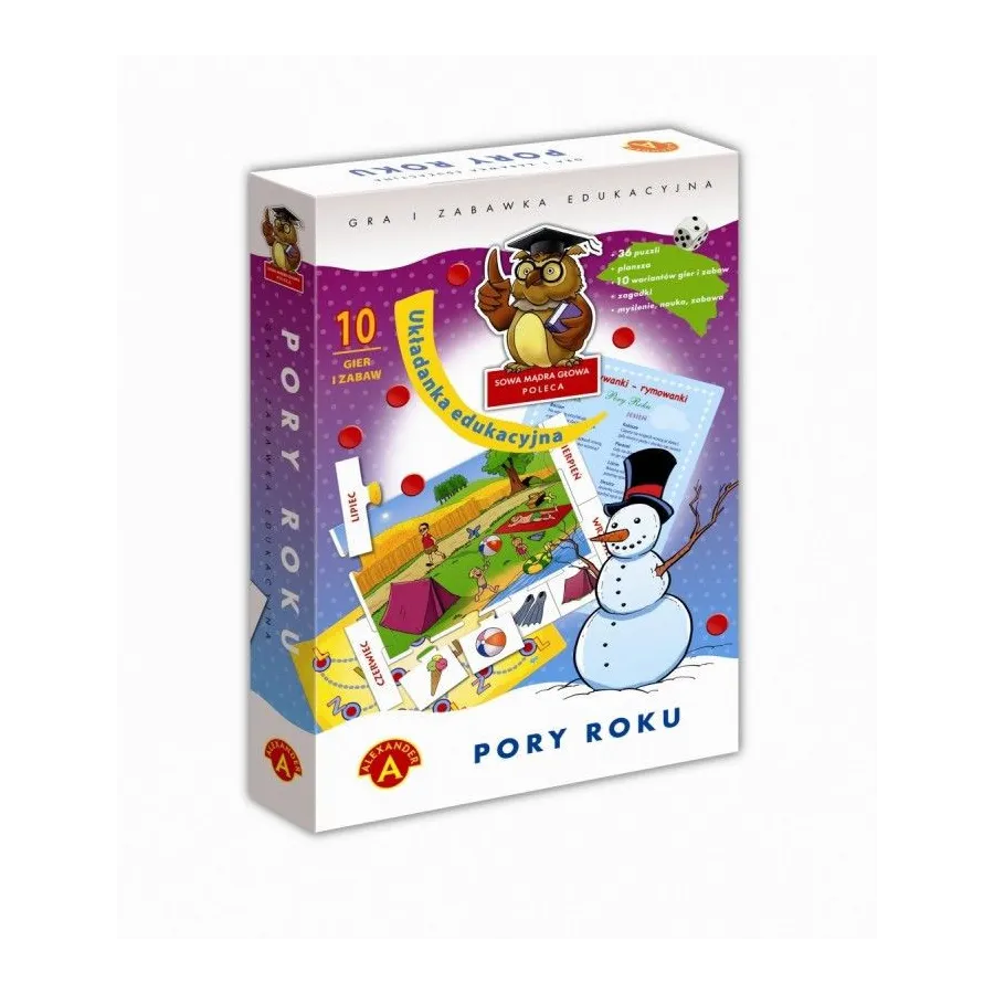 Układanka edukacyjna, Pory roku