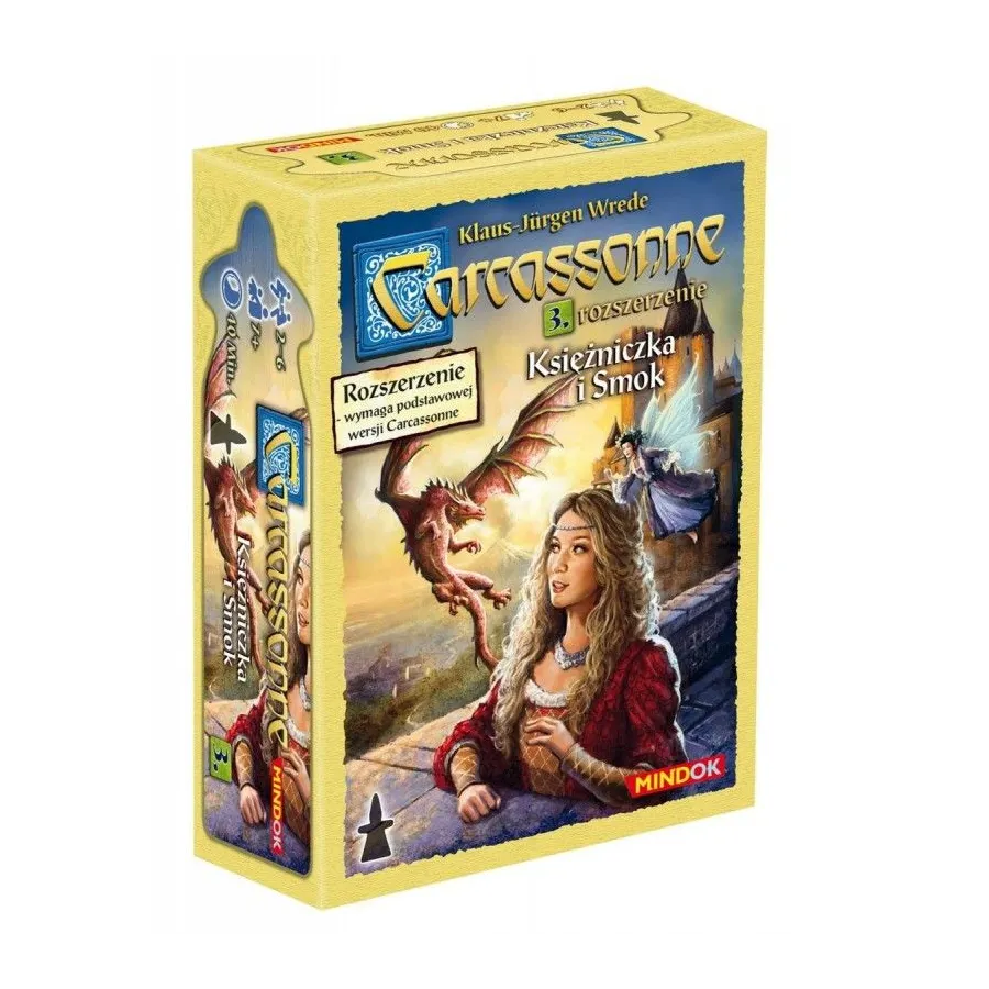 Gra Carcassonne PL 3. Księżniczka i Smok, Edycja 2