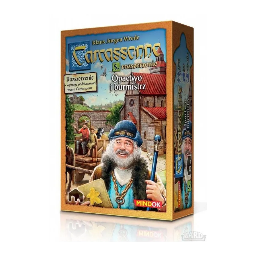 Gra Carcassonne PL 5. Opactwo i Burmistrz, Edycja 2