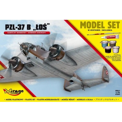 PZL-37B ŁOŚ model set