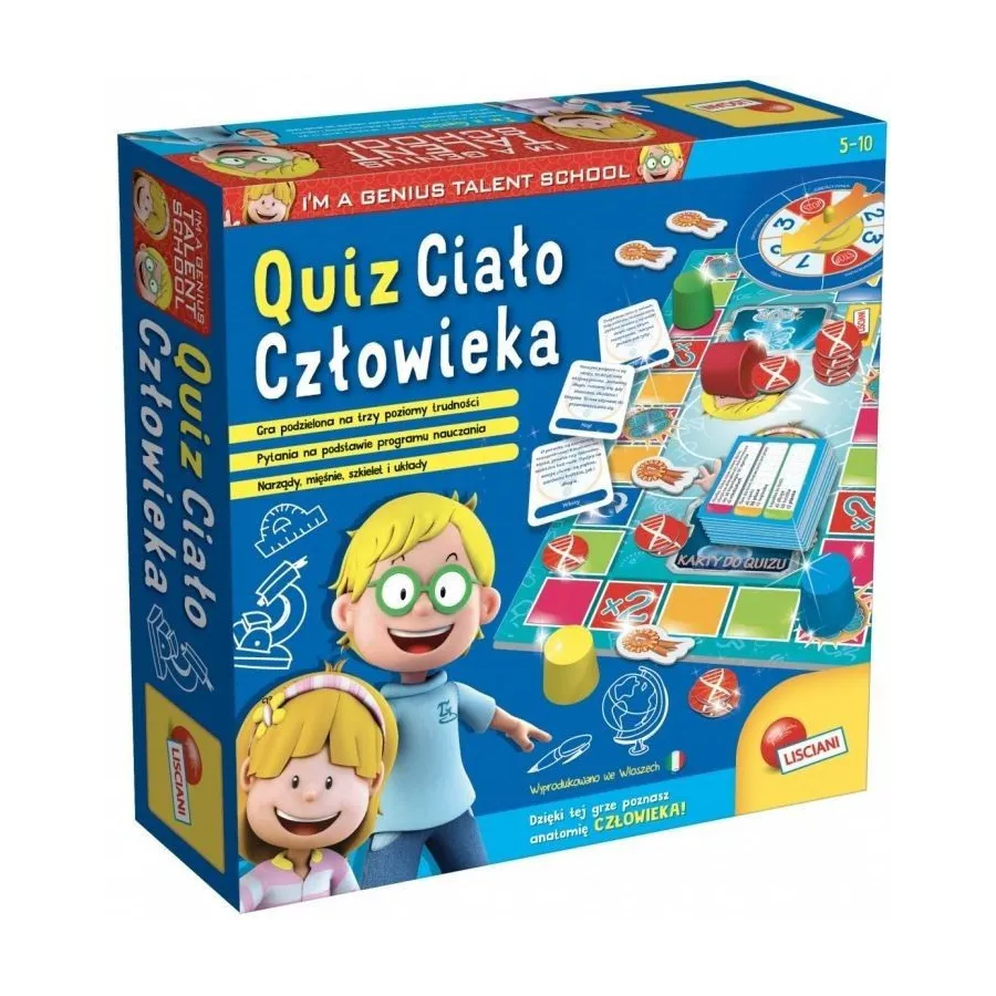 Gra Im a Genius Quiz - Ciało człowieka