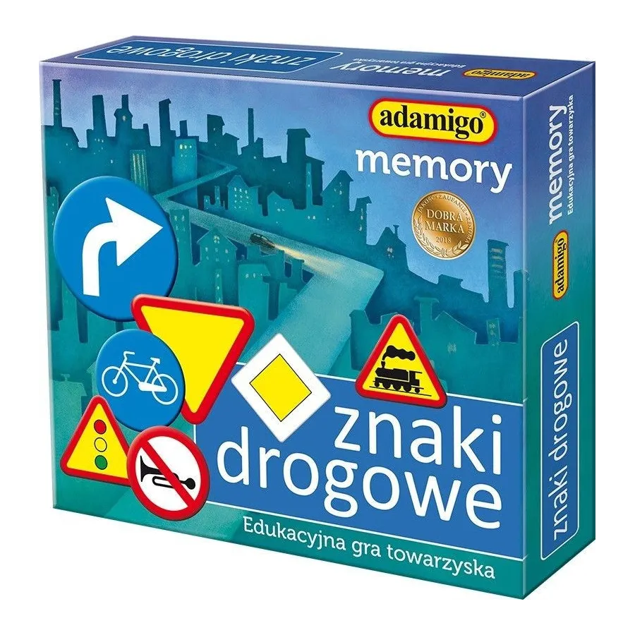 Gra memory Znaki drogowe