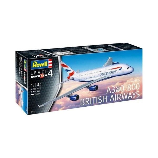 Model plastikowy A-380-800 British Airways