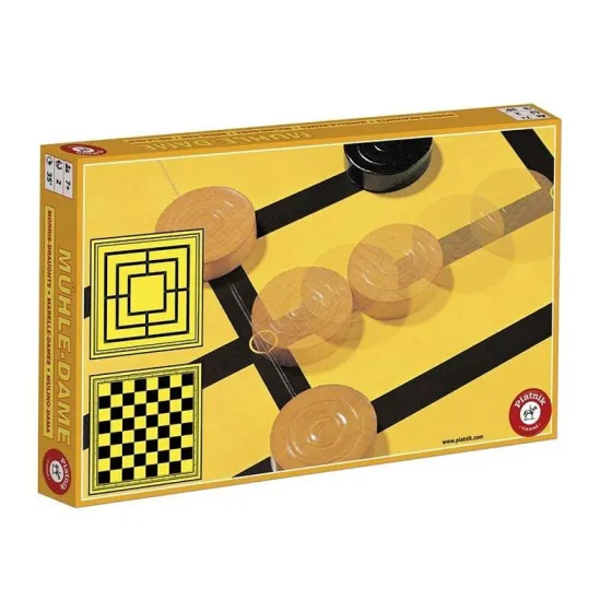 Gry Warcaby plus Młynek