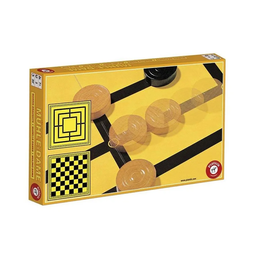 Gry Warcaby plus Młynek