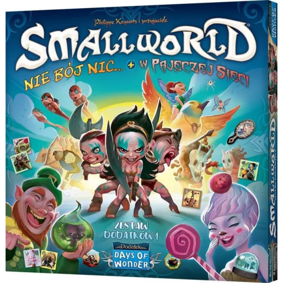 Gra Small World: Zestaw Dodatków 1- Nie bój nic + W pajęczej sieci