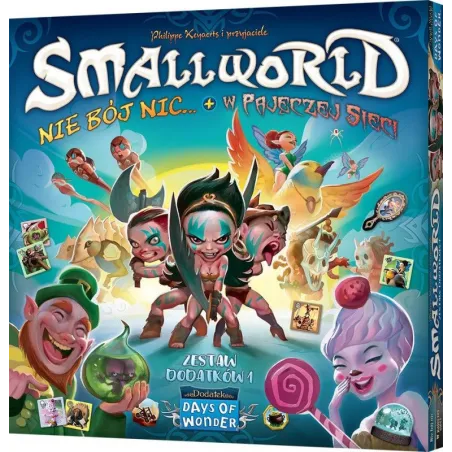 Gra Small World: Zestaw Dodatków 1- Nie bój nic + W pajęczej sieci