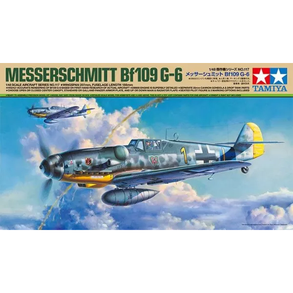 Model plastikowy Samolot Messerschmitt BF 109G-6