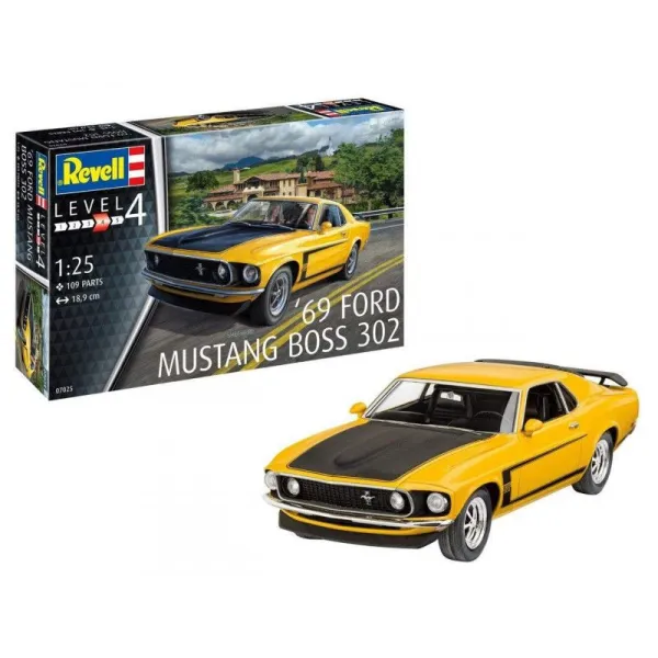 Model plastikowy 1969 Boss 302 Mustang