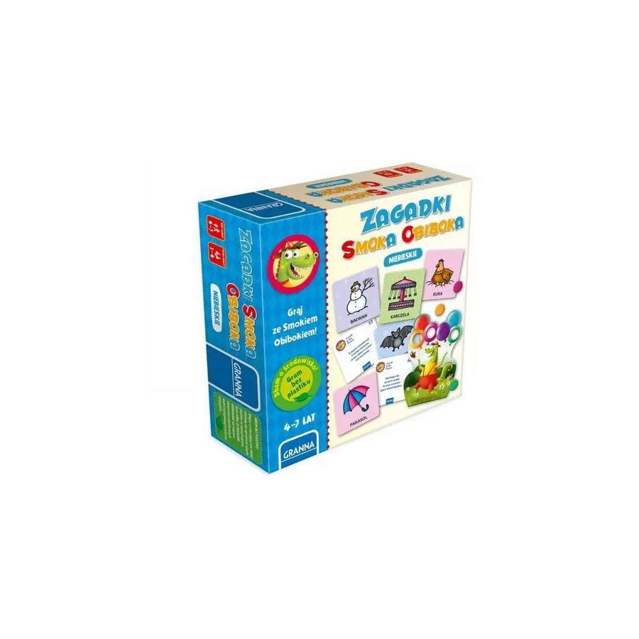 Gra Zagadki smoka Obiboka niebieskie