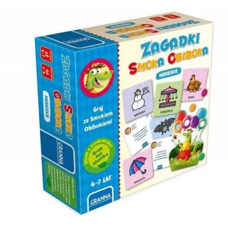 Gra Zagadki smoka Obiboka niebieskie