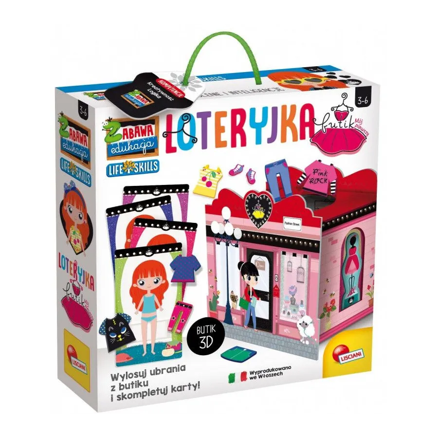Gra edukacyjna Loteryjka - Mój pierwszy butik