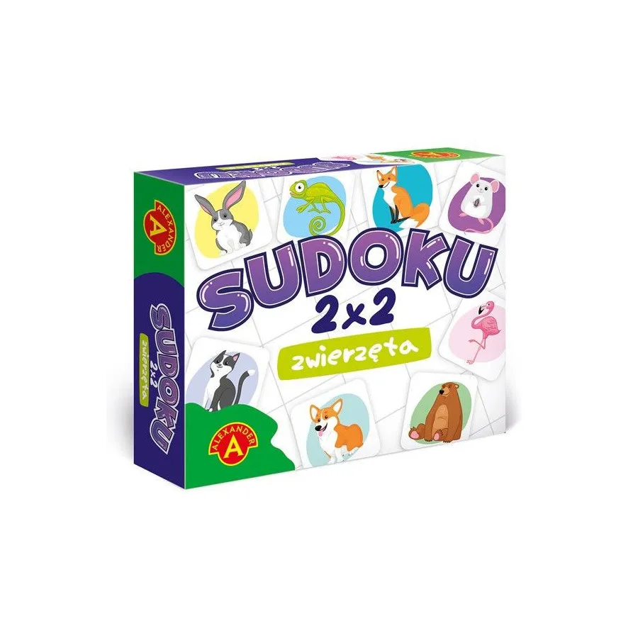 Gra Sudoku 2X2 Zwierzęta