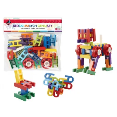 Klocki drabinki 40 elementów