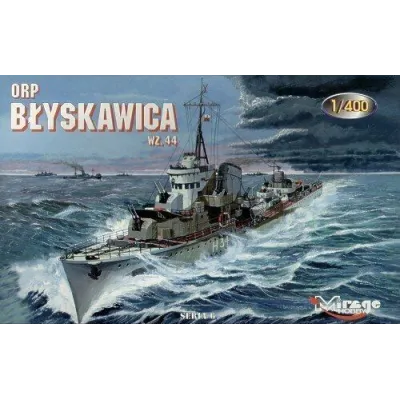 Model plastikowy ORP Błyskawica wz.44