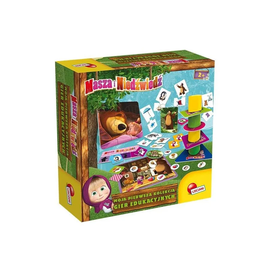Zestaw gier edukacyjnych Masza i Niedźwiedź