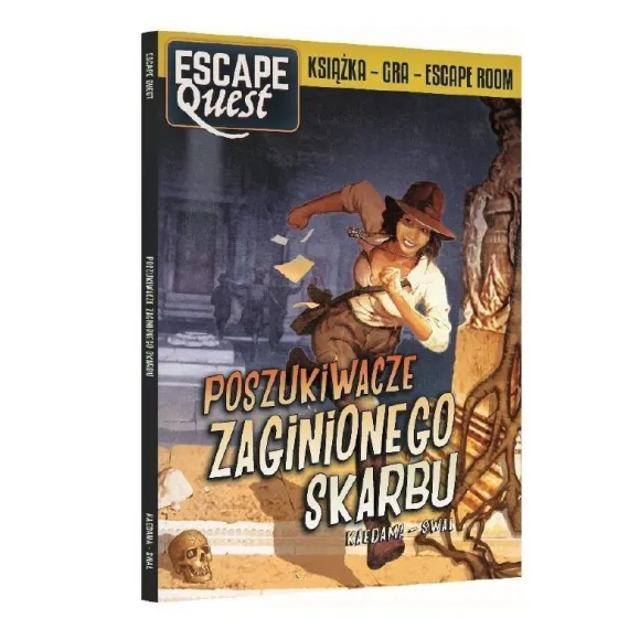Książka Gra Escape Quest Poszukiwacze zaginionego skarbu
