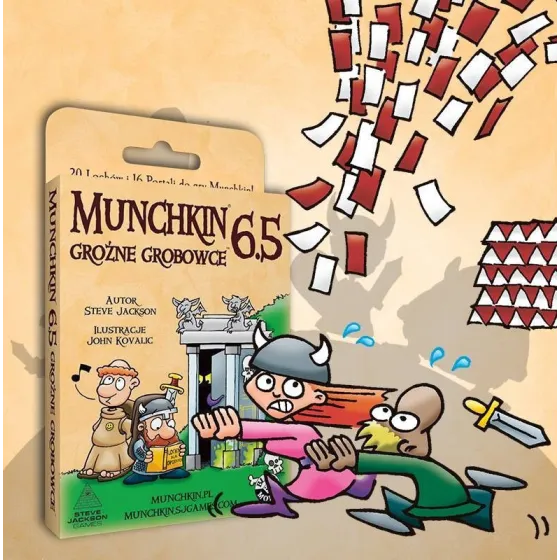 Gra Munchkin 6,5 Groźne Grobowce dodatek