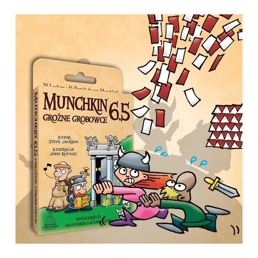 Gra Munchkin 6,5 Groźne Grobowce dodatek