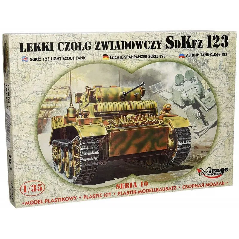 Model do sklejania Lekki czołg zwiadowczy SDKFZ 123