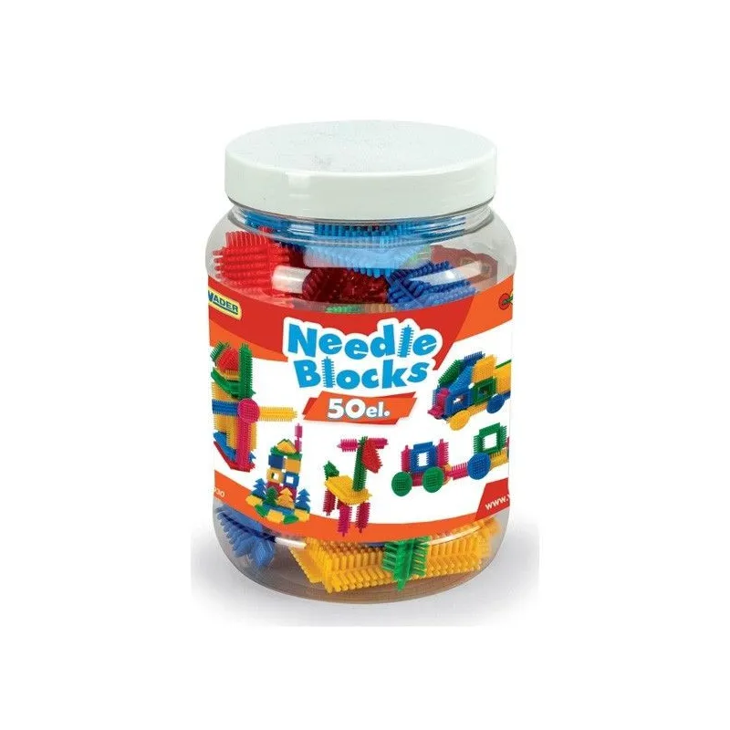 Klocki Jeżyk słoik 50 sztuk