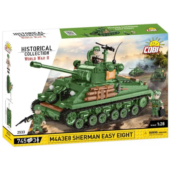 Klocki M4A3E8 Sherman Easy Eight 745 elementów