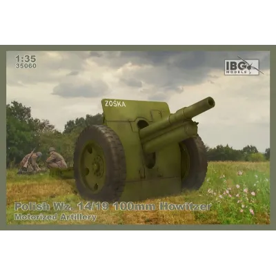 Model plastikowy Polish Wz.14/19 100 mm Howitzer-Motorized Ar