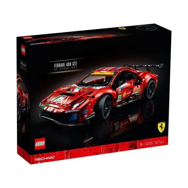 Klocki Technic 42125 Ferrari 488 GTE AF Corse 51